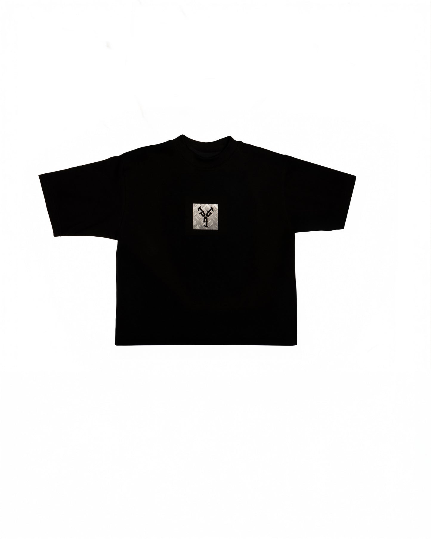 METALLIC LOGO BOX TEE